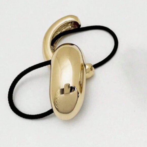 Gold hair tie ✨✨🔥🔥💖💖💖 New - Picture 3 of 5